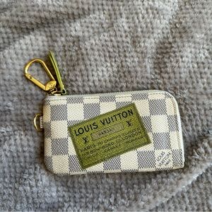 ❌SOLD❌ louis vuitton LV damier azur complice trunks and bags key pouch